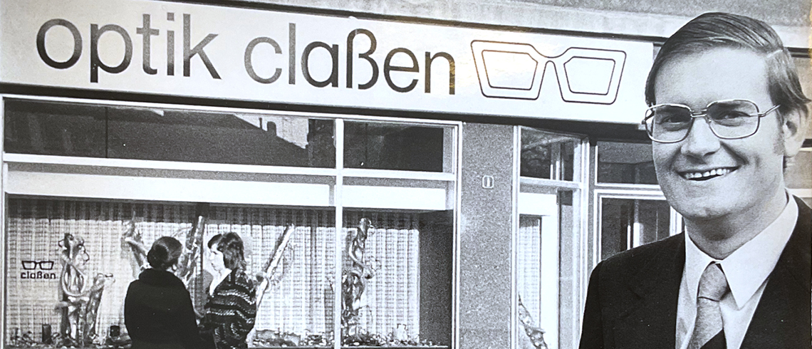 Optik Claßen vor 50 Jahren
