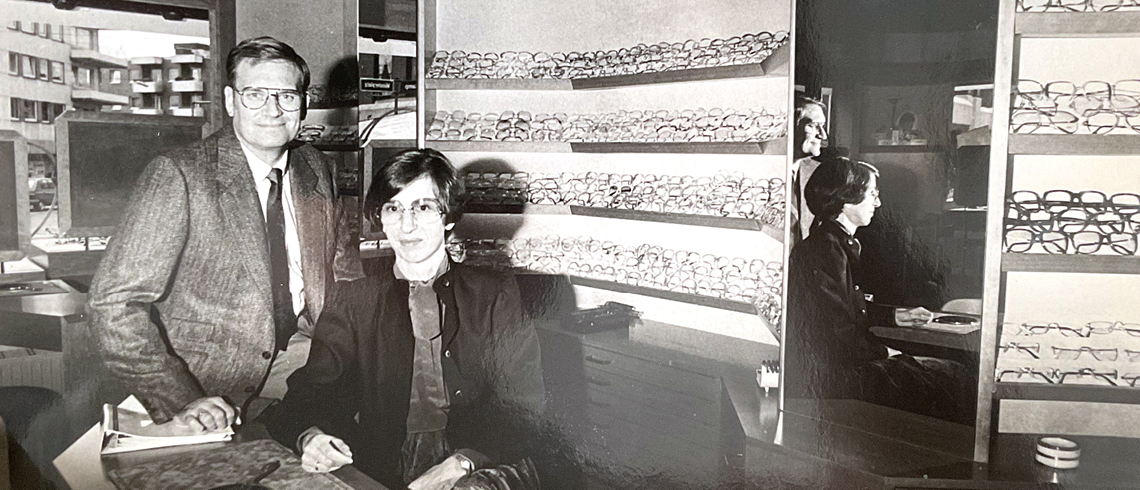 Optik Claßen vor 50 Jahren