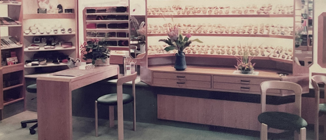 Optik Claßen vor 25 Jahren